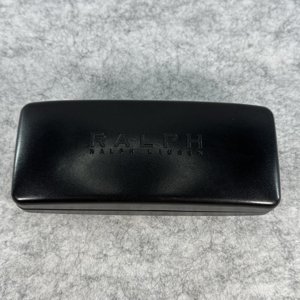Ralph Lauren Sunglasses Eyeglasses Case Hard Clamshell Genuine Storage Box Black